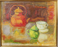 Load image into Gallery viewer, Striking Mid Century Still Life Oil Painting A Eres Sweden
