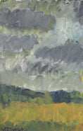 Load image into Gallery viewer, Mid Century Vintage Landscape Oil Painting By M Flyckt Sweden
