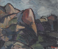 Load image into Gallery viewer, Mid Century Vintage Art Room Oil Painting By Stig Delang Sweden
