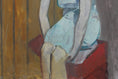 Load image into Gallery viewer, Mid Century Original Portrait Oil Painting L Reis From Sweden
