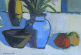 Load image into Gallery viewer, Mid Century Original Still Life Oil Painting by Arthur Nilsson Sweden 1958

