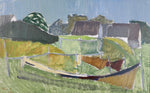 Mid Century Oil Painting from Sweden By Börje A 1956