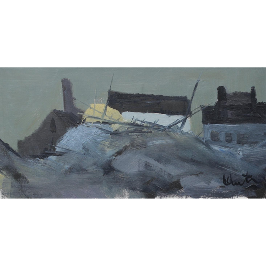 Original Landscape Oil Painting by Kai Christensen Denmark