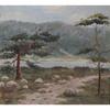 Vintage Fine Art Landscape Oil Painting by August Ehrenberg 1929