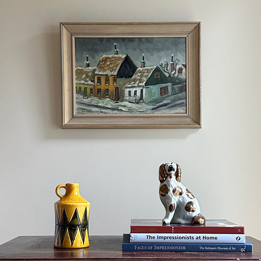 Vintage Art Original Oil Painting by E Cederstam From Sweden