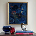 Load image into Gallery viewer, Mid Century Chicken Oil Painting From Sweden
