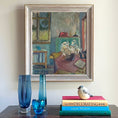 Load image into Gallery viewer, Mid Century Interior Oil Painting From Sweden

