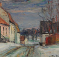 Load image into Gallery viewer, Colorful Vintage Original Oil Painting From Sweden
