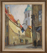 Vintage Framed Original Oil Painting by K Norman From Sweden