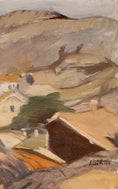 Load image into Gallery viewer, Mid Century Original Coastal Oil Painting From Sweden
