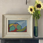 Vintage Mid Century Still Life Oil Painting From Sweden