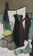Load image into Gallery viewer, Vintage Art Still Life Mid Century Oil Painting From Sweden JP Luttre
