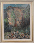 Load image into Gallery viewer, Mid Century Original Landscape Oil Painting From Sweden by A Lindman
