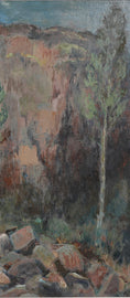 Load image into Gallery viewer, Mid Century Original Landscape Oil Painting From Sweden by A Lindman
