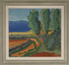 Vintage Art Original Landscape Oil Painting From Sweden by O Wickström