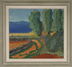 Vintage Art Original Landscape Oil Painting From Sweden by O Wickström