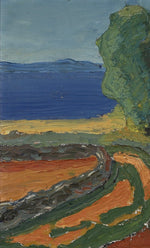 Vintage Art Original Landscape Oil Painting From Sweden by O Wickström