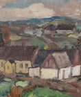 Load image into Gallery viewer, Mid Century Original Landscape Oil Painting By K Ohlsson Sweden 1935
