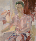 Load image into Gallery viewer, Swedish Vintage Portrait Oil Painting From Sweden By F Holmér
