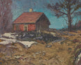 Load image into Gallery viewer, Mid Century Original Landscape Oil Painting From Sweden by F Pars
