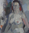Original Vintage Figurative Oil Painting From Sweden by J Johnsson