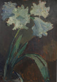 Load image into Gallery viewer, Vintage Mid Century Still Life Oil Painting By L Janis Sweden
