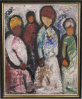 Load image into Gallery viewer, Original Mid Century Oil Painting From Sweden by G Falck
