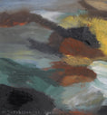 Load image into Gallery viewer, Mid Century Vintage Art Abstract Oil Painting From Sweden
