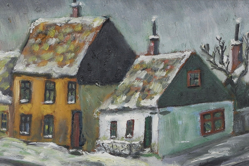 Vintage Art Original Oil Painting by E Cederstam From Sweden