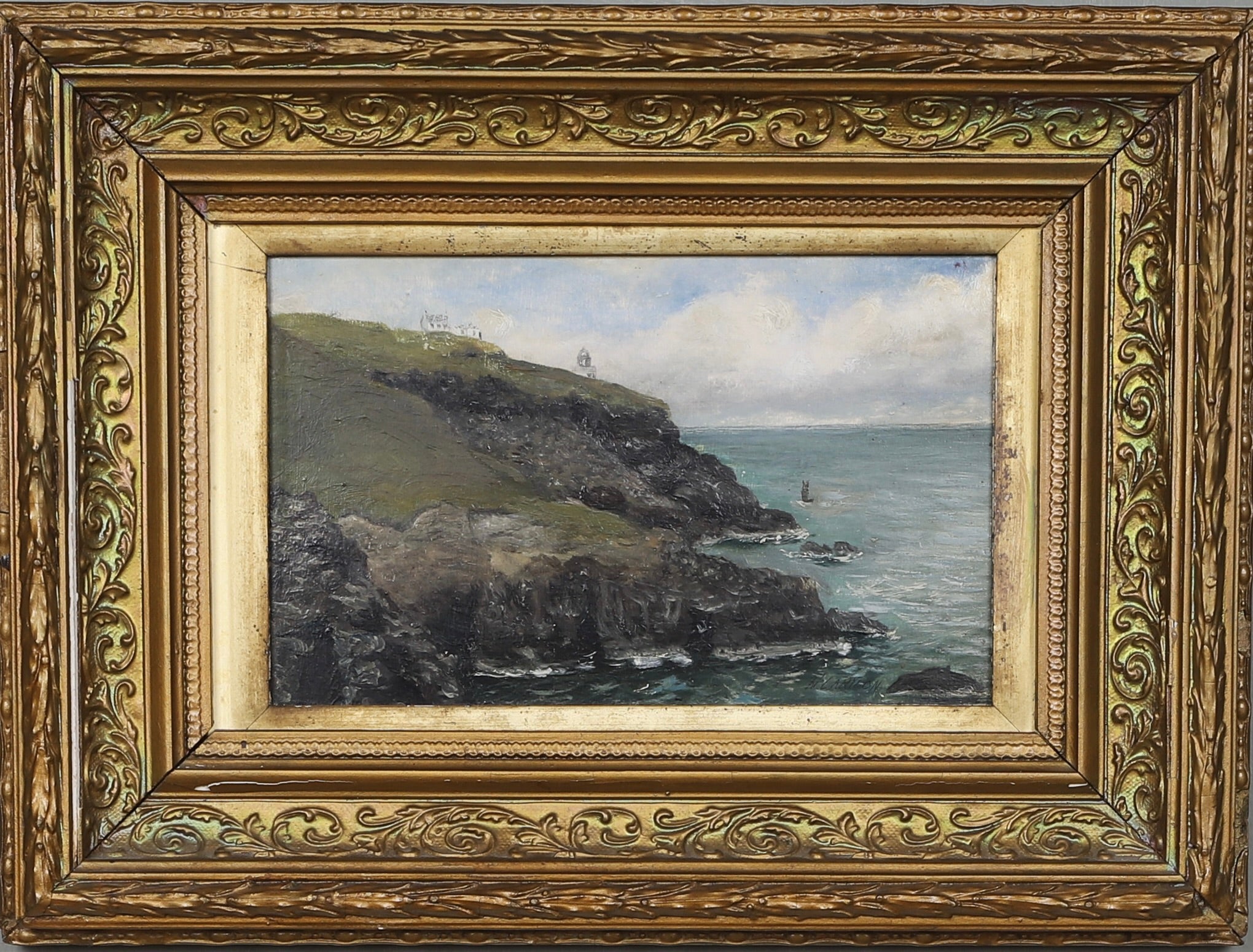 Original Oil Painting From Sweden by N Carlton