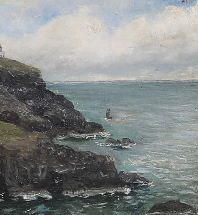 Original Oil Painting From Sweden by N Carlton