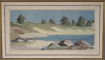Vintage Art Original Landscape Oil Painting From Sweden A Hansson