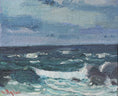 Load image into Gallery viewer, Mid Century Vintage Landscape From Sweden by G Berglund 1946

