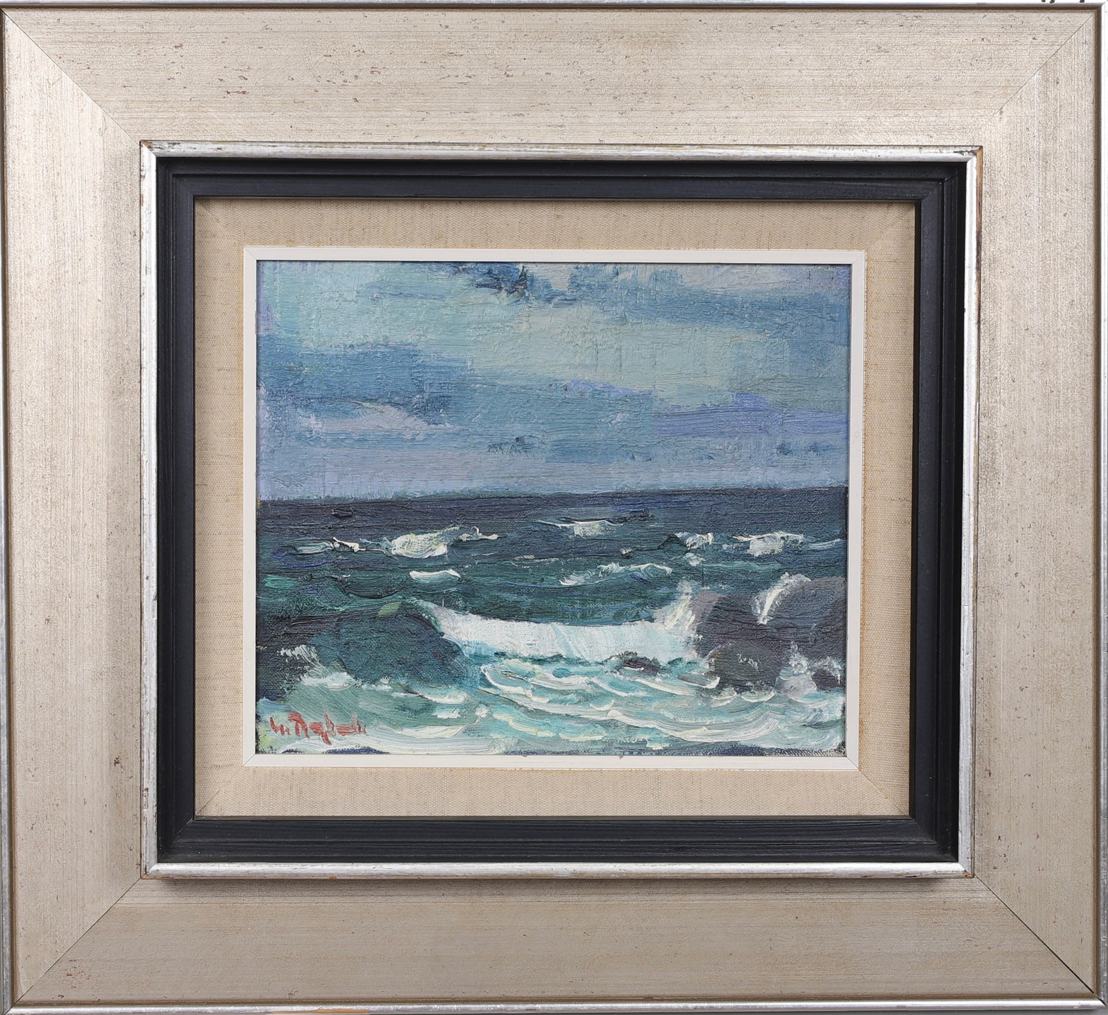 Mid Century Vintage Landscape From Sweden by G Berglund 1946
