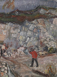 Load image into Gallery viewer, Mid Century Vintage Landscape From Sweden by I Linder
