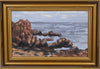 Vintage Mid Century Seascape Oil Painting From Sweden