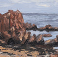 Load image into Gallery viewer, Vintage Mid Century Seascape Oil Painting From Sweden
