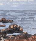 Load image into Gallery viewer, Vintage Mid Century Seascape Oil Painting From Sweden
