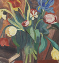 Load image into Gallery viewer, Vintage Art Still Life Mid Century Oil Painting From Sweden
