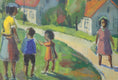 Load image into Gallery viewer, Vintage Art Room Mid Century Original Oil Painting from Sweden Wernheden
