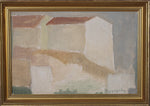 Vintage Art Original Cityscape Oil Painting by Rosensohn From Sweden