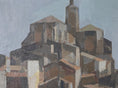 Load image into Gallery viewer, Vintage Art Original Cityscape Oil Painting  From Sweden
