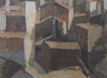 Load image into Gallery viewer, Vintage Art Original Cityscape Oil Painting  From Sweden
