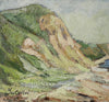 Vintage Original Seascape Oil Painting From Sweden By H Cardell 1935