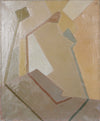 Original Vintage Mid Century Abstract Oil Painting from Sweden