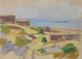 Load image into Gallery viewer, Mid Century Original Coastal Oil Painting From Sweden
