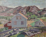 Mid Century Oil Painting By T Torstensson From Sweden