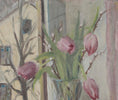 Load image into Gallery viewer, Vintage Art Still Life Mid Century Oil Painting From Sweden
