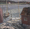 Mid Century Seascape Oil Painting By T Torstensson From Sweden 1937