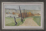 Mid Century Original Landscape Oil Painting from Sweden By E Persson